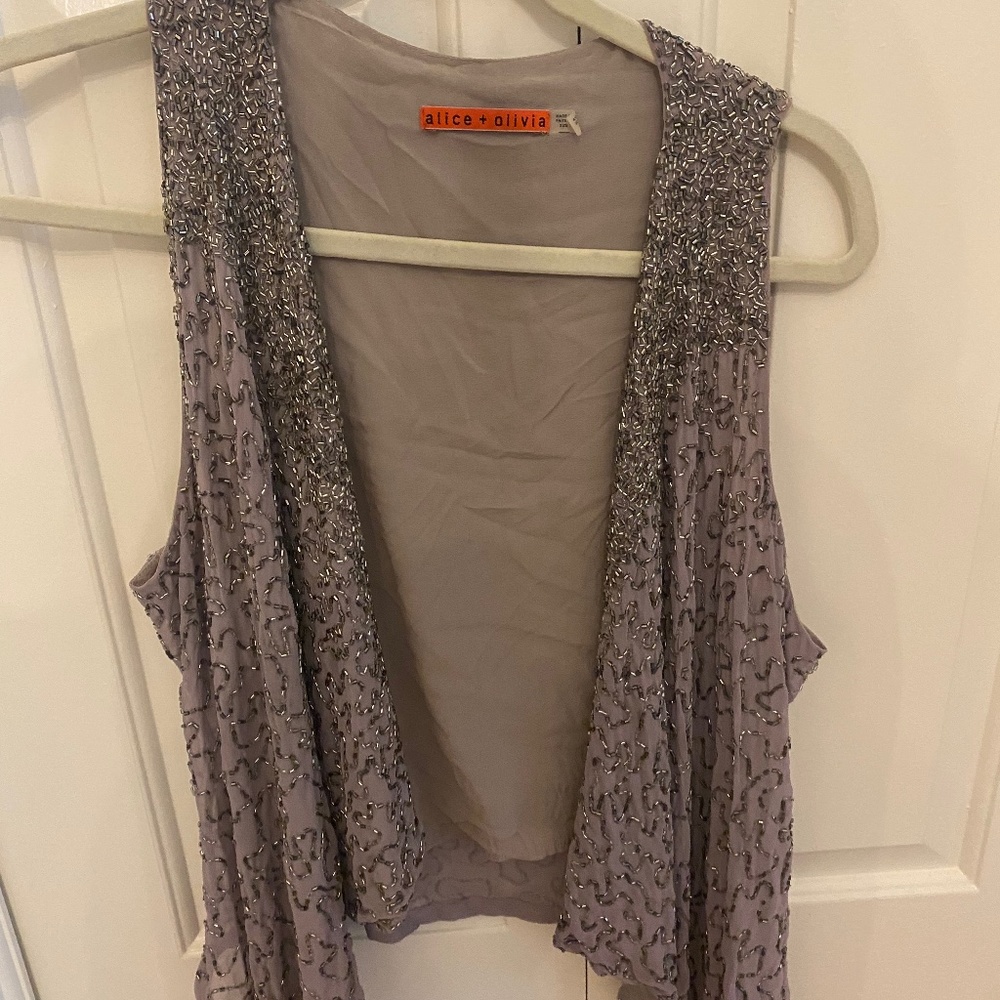 Alice and Olivia sequined cardigan